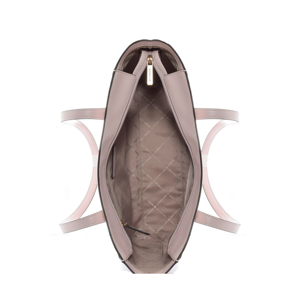 Michael Kors - Polished Structured Canvas Tote Bag - Powder Blush Michael Kors