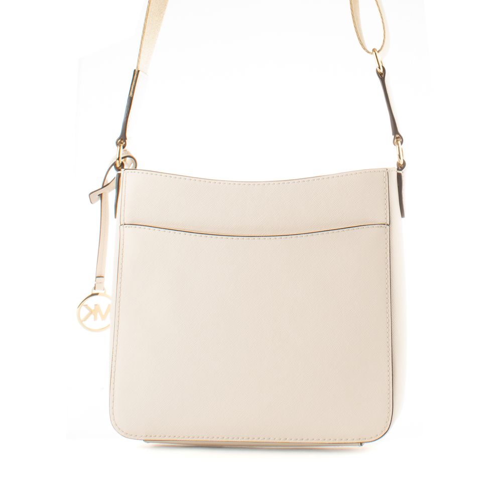 Michael Kors - Effortless Canvas Structured Crossbody Bag - Beige Michael Kors