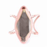 Michael Kors - Polished Textured Canvas Structured Tote Bag - Pink Michael Kors