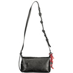 Desigual - Bold Embossed Heart Crossbody Bag with Knotted Strap - Black Desigual