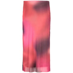 Desigual - Bold Ombre Print Elastic Waist Midi Skirt - Viola Desigual