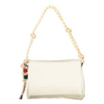 Desigual - Playful Braided Rope Handle Polyethylene Shoulder Bag - Ecru Desigual