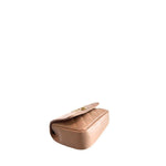 Baldinini Trend - Elegant Quilted Leather Mini Chain Crossbody Bag - Beige Baldinini Trend