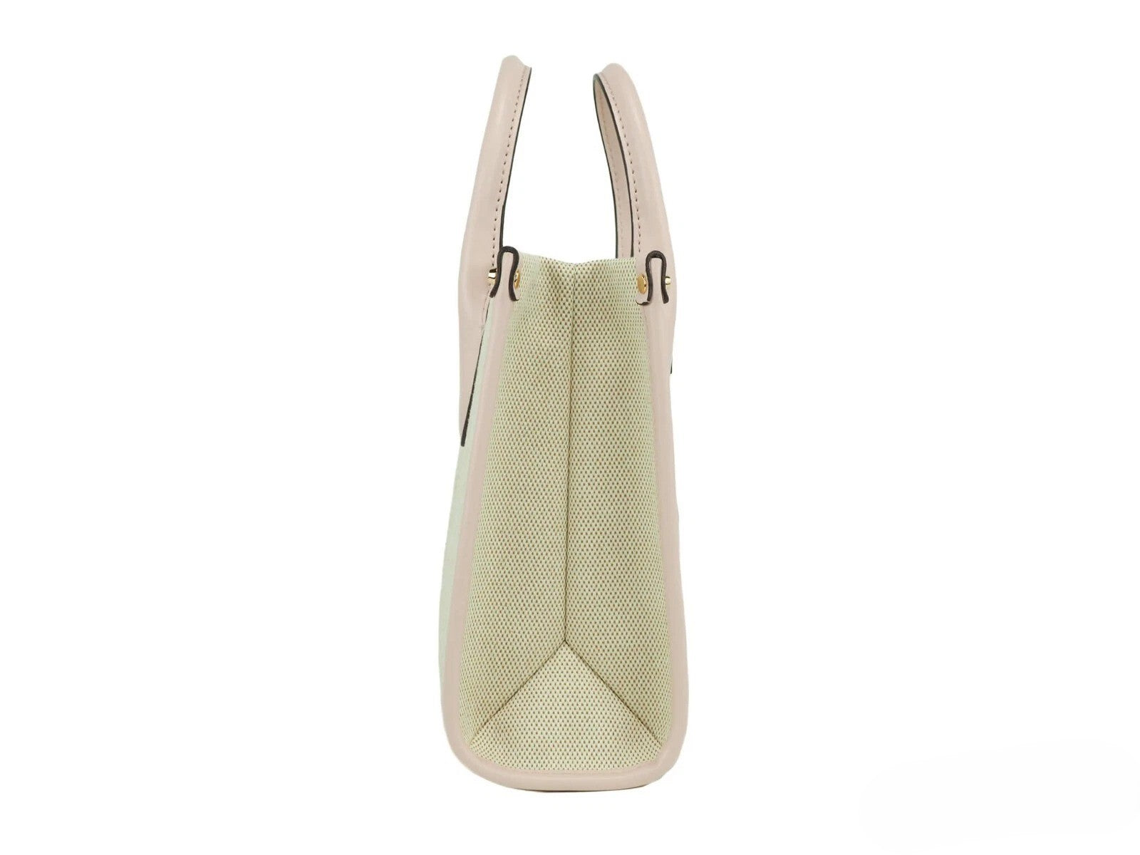 Michael Kors - Chic Canvas Small Shopper Crossbody Handbag - Powder Blush Michael Kors