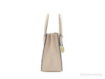 Michael Kors - Sophisticated Logo Print Structured Crossbody Bag - Powder Blush Multi Michael Kors