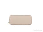 Michael Kors - Polished Leather Dome Crossbody Bag - Beige Michael Kors