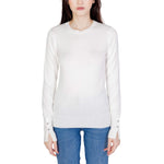 Guess - Minimalist Cotton Long Sleeve Sweatshirt - White Guess