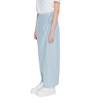 Vero Moda - Effortless Linen Blend Tie-Waist Maxi Skirt - Light Blue Vero Moda