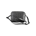 Calvin Klein - Structured Embossed Monogram Crossbody Bag - Black Calvin Klein