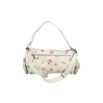 Desigual - Playful Floral Textured Polyethylene Handbag - White Desigual