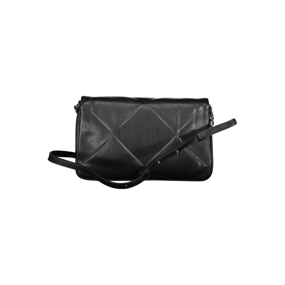 Calvin Klein - Sleek Quilted Recycled Polyester Shoulder Bag - Black Calvin Klein
