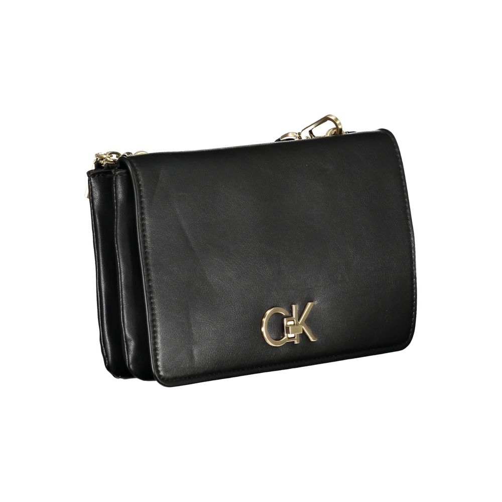 Calvin Klein - Structured Logo Crossbody Bag - Black Calvin Klein