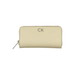 Calvin Klein - Elegant Zip Wallet with RFID Blocking - Beige Calvin Klein