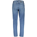 Calvin Klein - Sophisticated High-Rise Straight Leg Denim Jeans - Blue Calvin Klein
