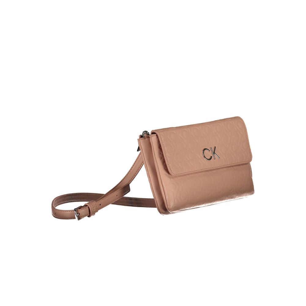 Calvin Klein - Minimalist Embossed Logo Crossbody Bag - Pink Calvin Klein