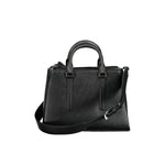 Calvin Klein - Structured Textured Top Handle Handbag with Removable Strap - Black Calvin Klein
