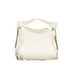 Calvin Klein - Minimalist Structured Top Handle Shoulder Bag - Beige Calvin Klein
