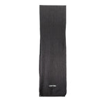 Calvin Klein - Minimalist Knitted Cotton Logo Scarf - Black Calvin Klein