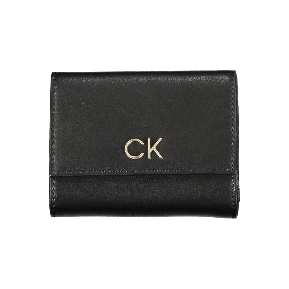 Calvin Klein - Sleek Compact RFID Wallet with Coin Purse - Black Calvin Klein