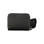 Calvin Klein - Sleek Recycled Polyester Zip Wallet with Wrist Strap - Black Calvin Klein