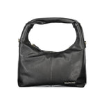 Valentino - Sleek Textured Polyethylene Top Handle Shoulder Bag - Black Mario Valentino