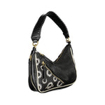 Desigual - Textured Graphic Polyethylene Shoulder Bag - Black Desigual