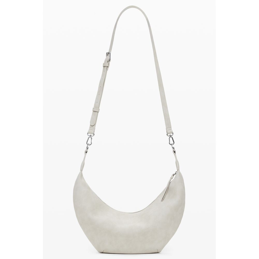 Desigual - Playful Braided Handle Relaxed Shoulder Bag - Beige Desigual