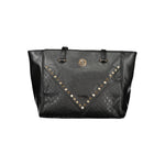 Laura Biagiotti - Bold Studded PVC Structured Shoulder Bag - Black Laura Biagiotti