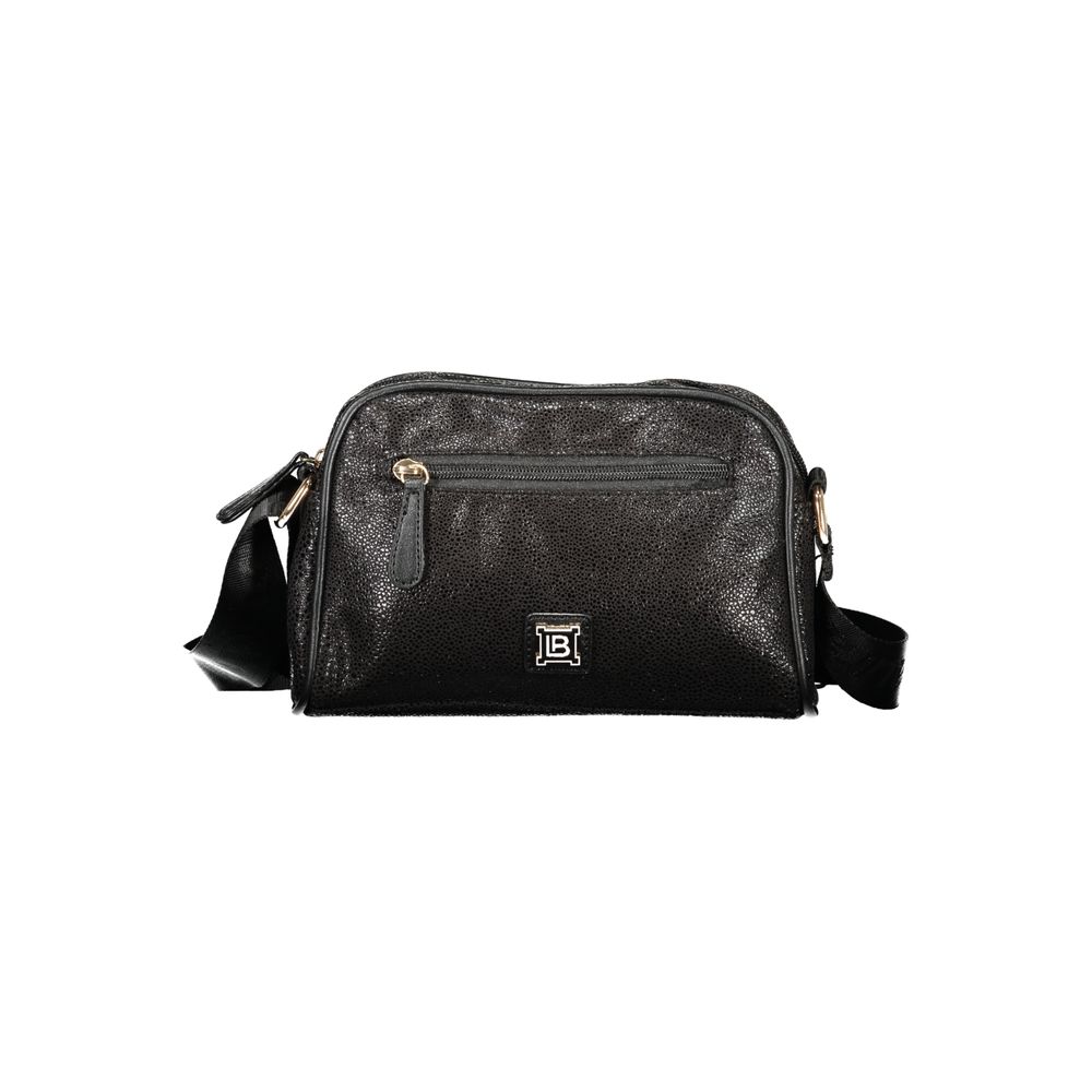 Laura Biagiotti - Sophisticated Textured Crossbody Shoulder Bag - Black Laura Biagiotti