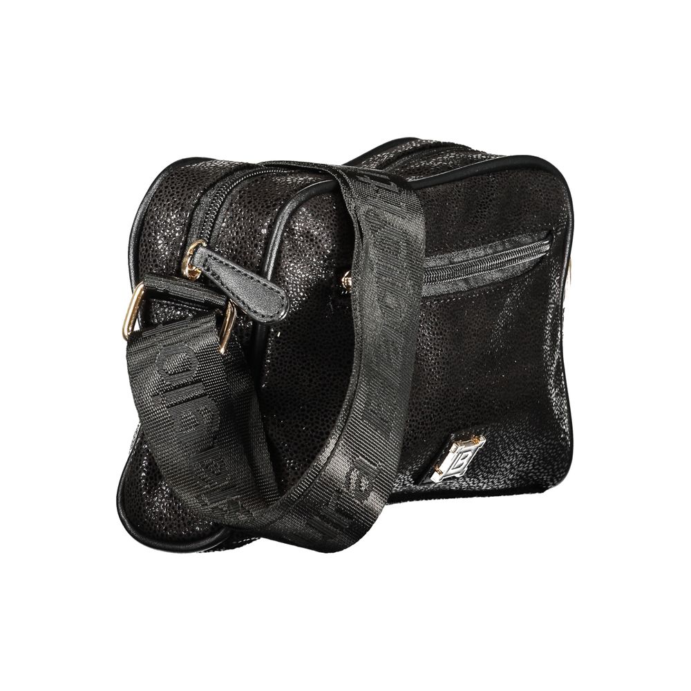 Laura Biagiotti - Sophisticated Textured Crossbody Shoulder Bag - Black Laura Biagiotti