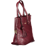 Laura Biagiotti - Elegant Quilted PVC Top Handle Bag with Tassel - Red Laura Biagiotti