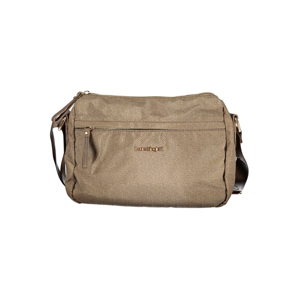 Laura Biagiotti - Polished Textured Lorde Shoulder Bag - Beige Laura Biagiotti