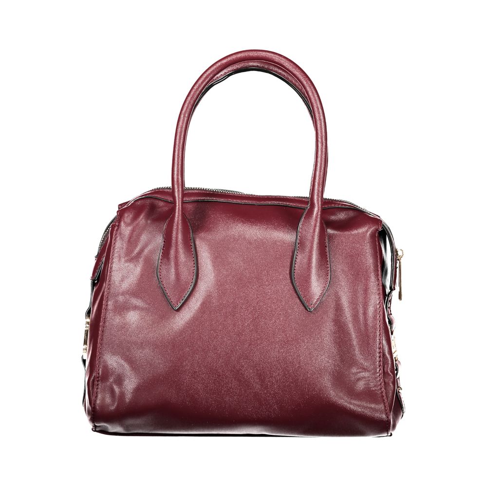 Laura Biagiotti - Bold Quilted PVC Top Handle Bag with Tassel - Red Laura Biagiotti