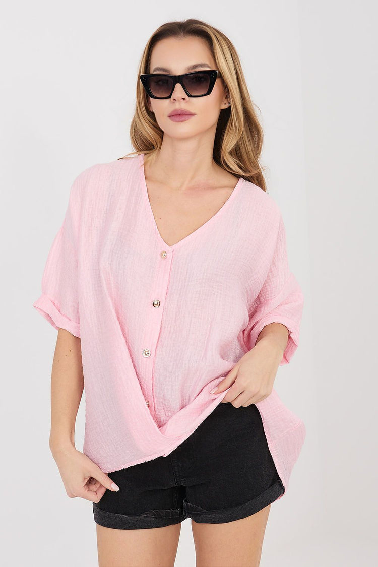  Camicia a maniche corte modello 225510 Italy Moda 