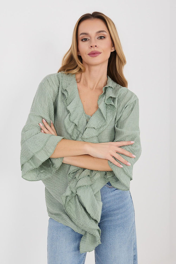  Camicia a maniche lunghe modello 225521 Italy Moda 