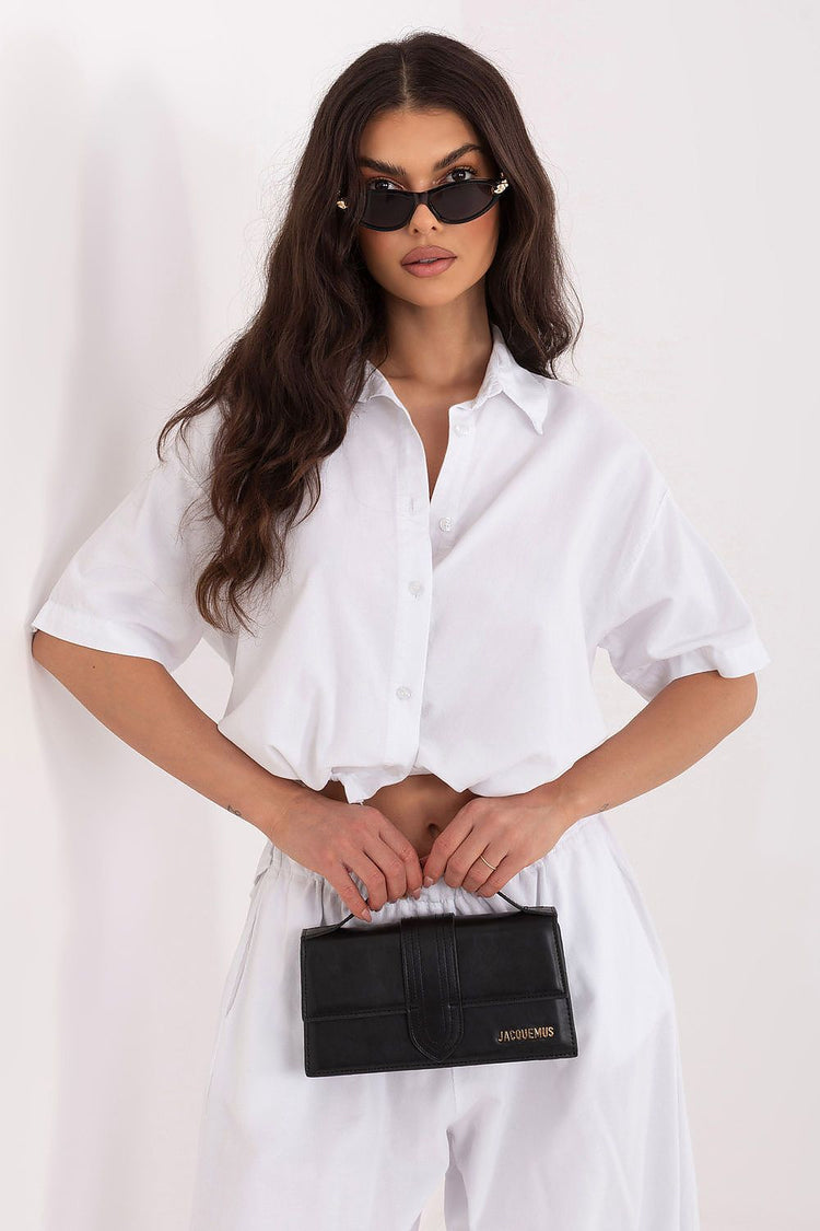  Camicia a maniche corte modello 226021 Italy Moda 